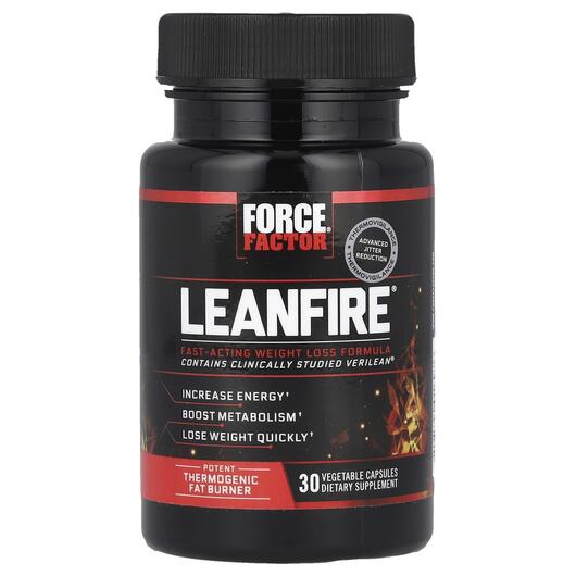 Основное фото товара Force Factor, Жиросжигатели, LeanFire, 30 капсул