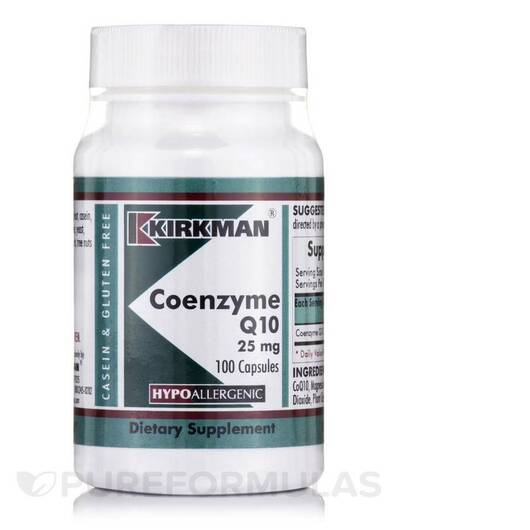 Основное фото товара Коэнзим CoQ10, Coenzyme Q10 25 mgHypoallergenic, 100 капсул