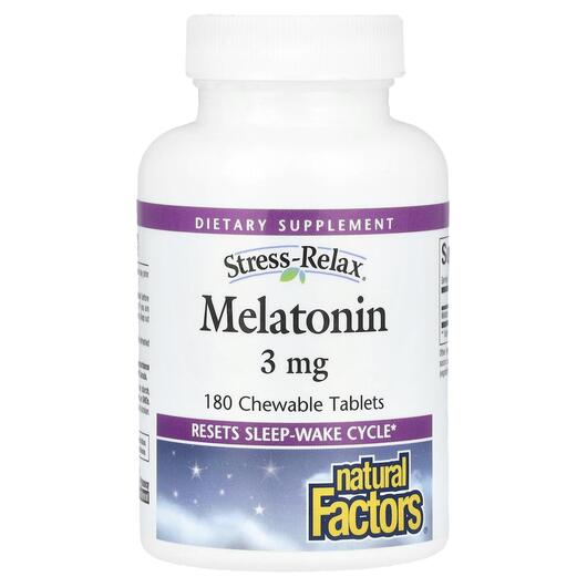 Основное фото товара Мелатонин, Melatonin 3 mg Chewables, 180 таблеток