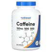 Фото товара Nutricost, Кофеин, Caffeine 100 mg, 500 капсул