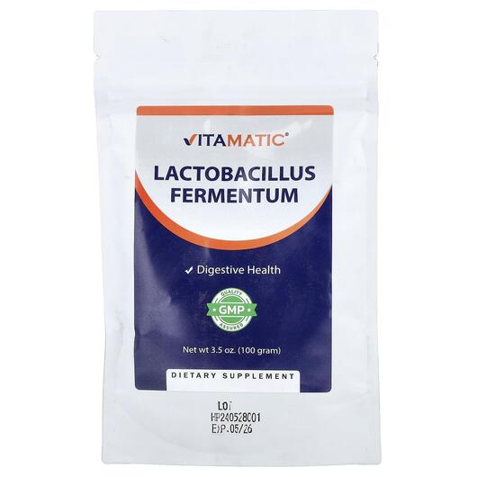 Основне фото товара Vitamatic, Lactobacillus Fermentum, Лактобактерії, 100 г