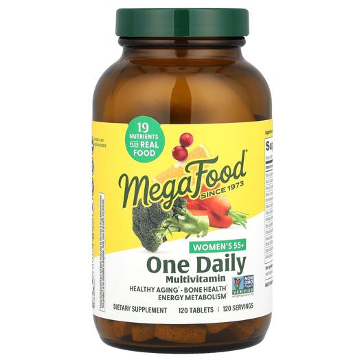 Основное фото товара MegaFood, Витамины для женщин, Women's 55+, 120 таблеток