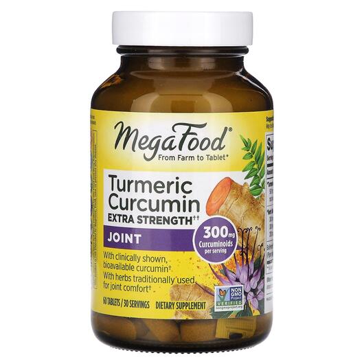 Основное фото товара Куркума для суставов, Turmeric Strength for Joint, 60 таблеток