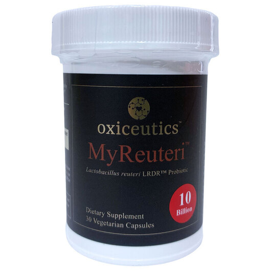 Основне фото товара Oxiceutics, MyReuteri 10 B CFU, Лактобактерії Реутері, 30 капсул