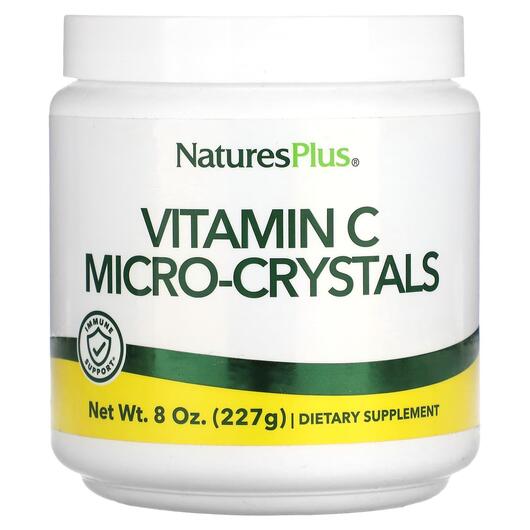 Основное фото товара Natures Plus, Витамин C, Vitamin C Micro-Crystals, 227 г