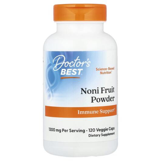 Основное фото товара Doctor's Best, Нони 650 мг, Noni 650 mg, 120 капсул