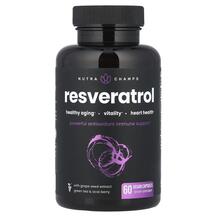 Resveratrol 1200 mg Ресвератрол 600 мг NutraChamps