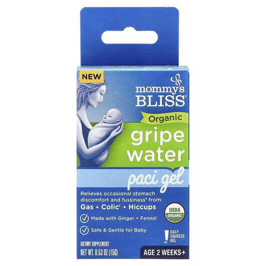 Основное фото товара Organic Gripe Water Paci Gel Age 2 Weeks+, Средства от коликов, 1