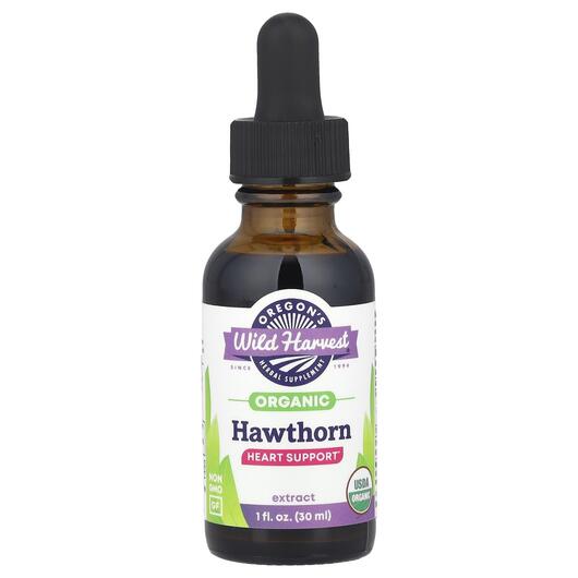 Основное фото товара Oregon's Wild Harvest, Боярышник, Organic Hawthorn Extract, 