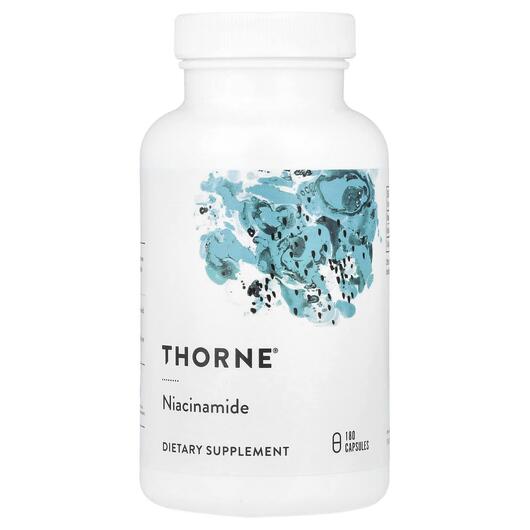 Основное фото товара Thorne, Ниацинамид, Niacinamide, 180 капсул