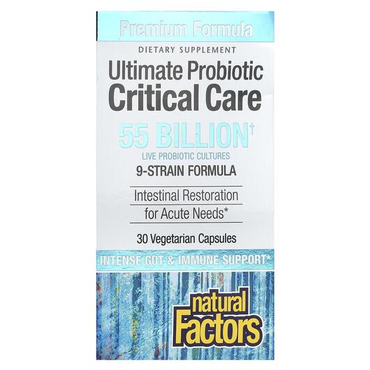 Основное фото товара Ultimate Probiotic Critical Care 55 Billion, Пробиотики, 30 капсу