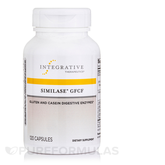 Основне фото товара Integrative Therapeutics, Similase GFCF, Ферменти, 120 капсул