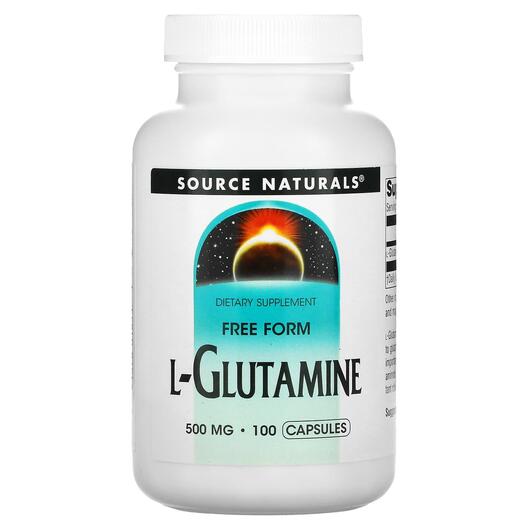 Основное фото товара L-Глутамин 500 мг, L-Glutamine 500 mg 100, 100 капсул
