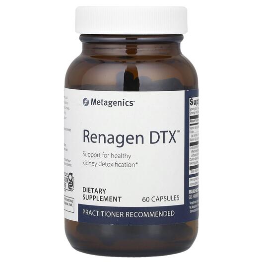 Основное фото товара Metagenics, Поддержка почек, Renagen DTX, 60 капсул