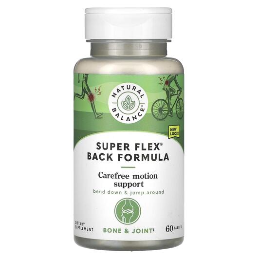 Основное фото товара Поддержка суставов, Super Flex Back Formula, 60 таблеток