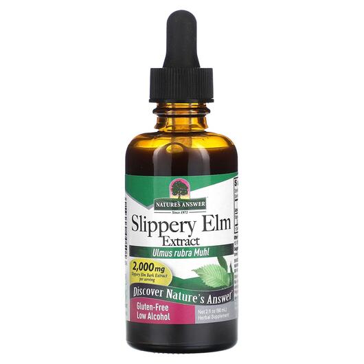 Основное фото товара Скользкий вяз, Slippery Elm Extract 2000 mg, 60 мл
