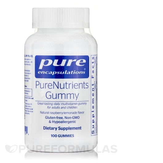 Основное фото товара Мультивитамины, PureNutrients Gummy, 100 таблеток