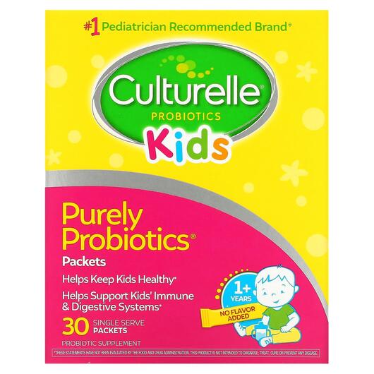 Основное фото товара Culturelle, Пробиотик для детей, Kids Daily Probiotic, 30 пакетов