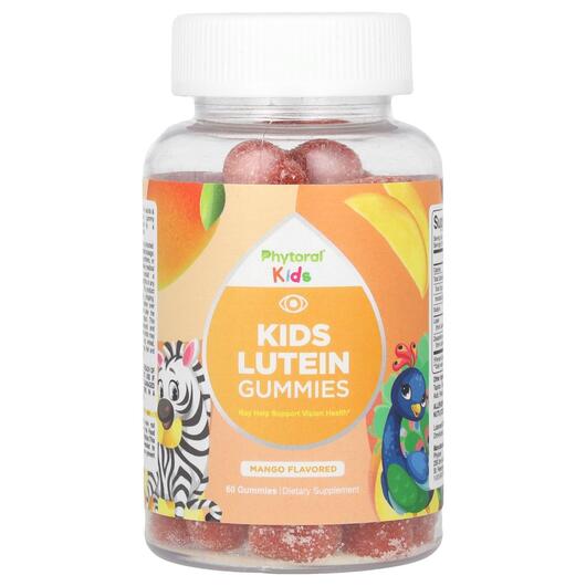 Основное фото товара Phytoral, Лютеин, Kids Lutein Gummies Mango, 60 таблеток