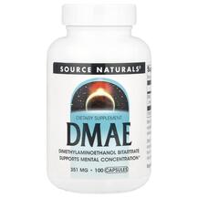DMAE 351 mg Диметиламиноэтанол Source Naturals