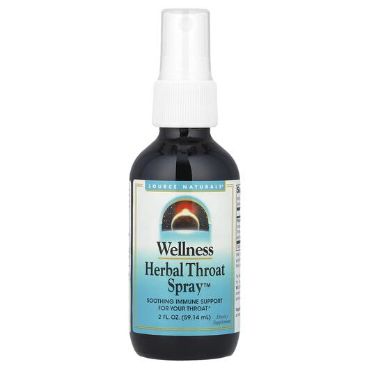 Основное фото товара Спрей для горла, Wellness Herbal Throat Spray, 59.14 мл