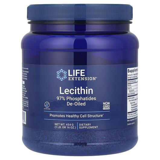 Основное фото товара Лецитин, Lecithin 97% Phosphatides De-Oiled, 454 г