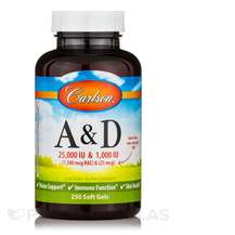 A & D 25000 IU & 1000 IU Витамины A и D Carlson