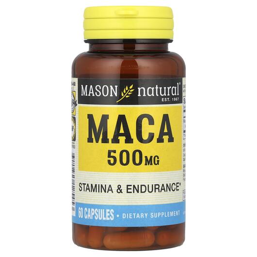 Основное фото товара Mason, Мака, Maca 500 mg, 60 капсул
