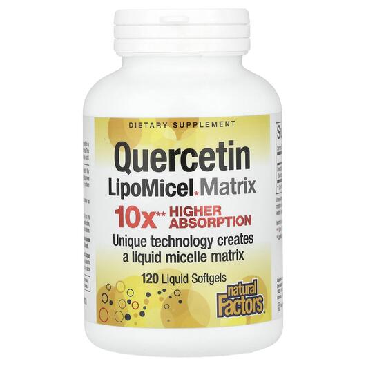 Основное фото товара Кверцетин Матрикс, Quercetin LipoMicel Matrix, 120 капсул