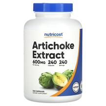 Artichoke Extract 600 mg Артишок Nutricost 240 капсул