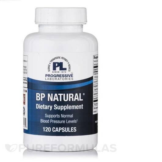 Основное фото товара Progressive Labs, Кардио комплекс, BP Natural, 120 капсул