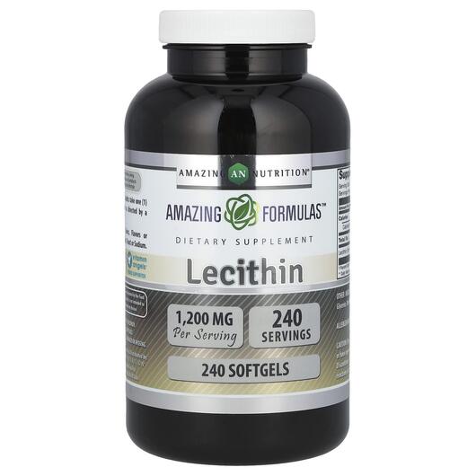 Основное фото товара Соевый лецитин 1200, Lecithin 1200 mg, 240 капсул