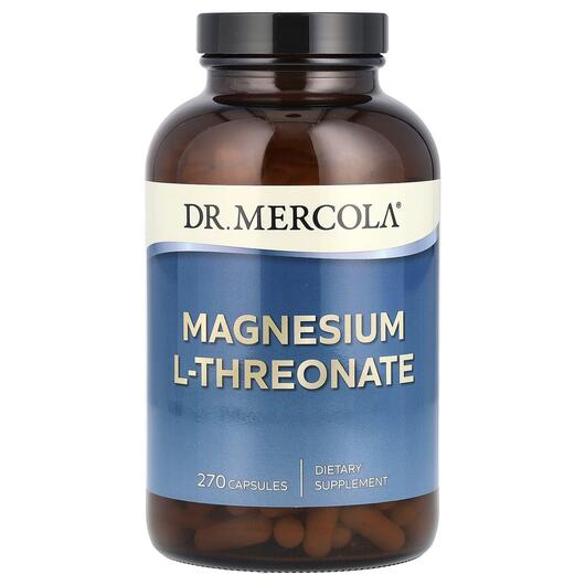 Основное фото товара Dr. Mercola, Магний L-Треонат, Magnesium L-Threonate, 270 капсул