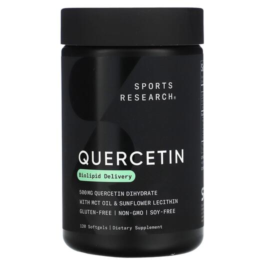 Основное фото товара Sports Research, Кверцетин, Quercetin, 120 капсул