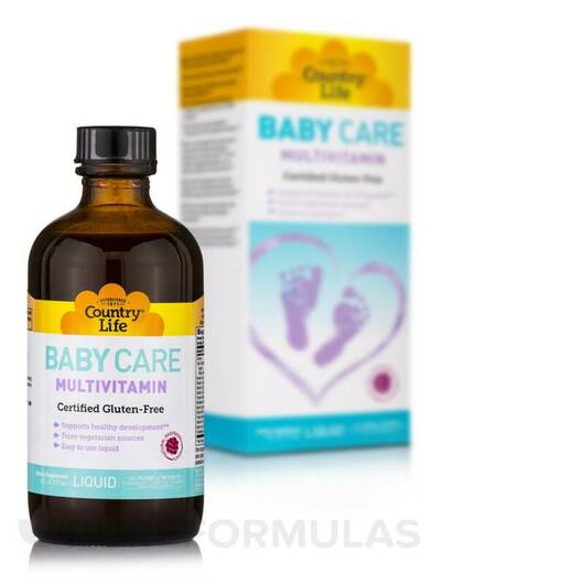 Основное фото товара Baby Care Liquid Multivitamin Raspberry, Витамины для детей, 177 
