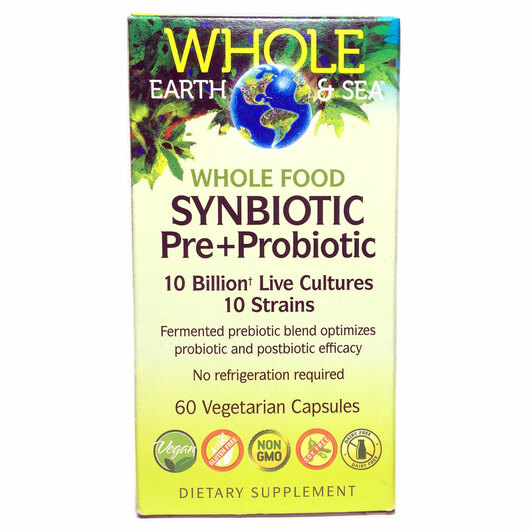 Основное фото товара Natural Factors, Пробиотики, Synbiotic Pre+Probiot, 60 капсул