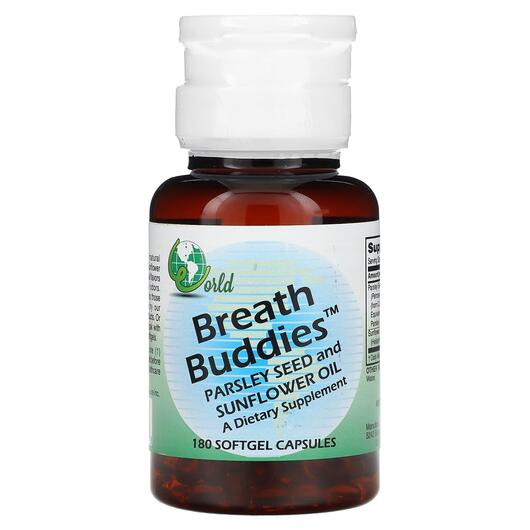 Основное фото товара World Organic, Петрушка, Breath Buddies, 180 капсул