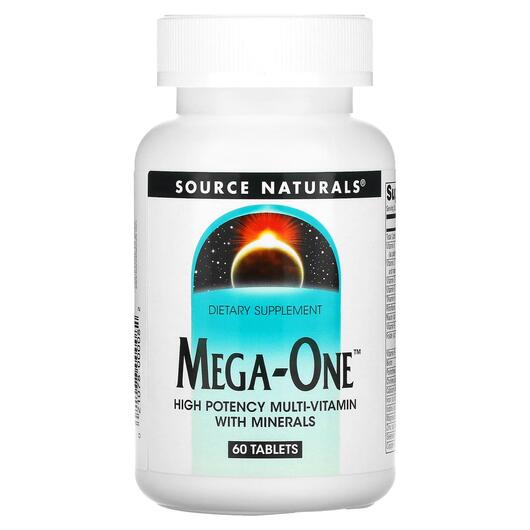 Основное фото товара Mega-One High Potency Multi-Vitamin with, Мультивитамины, 60 табл