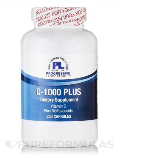 Основное фото товара Progressive Labs, Витамин C, C-1000 Plus, 250 капсул