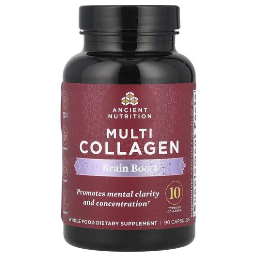 Основное фото товара Коллаген, Multi Collagen Brain Boost, 90 капсул