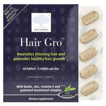 Hair Gro Кожа ногти волосы New Nordic 60 капсул