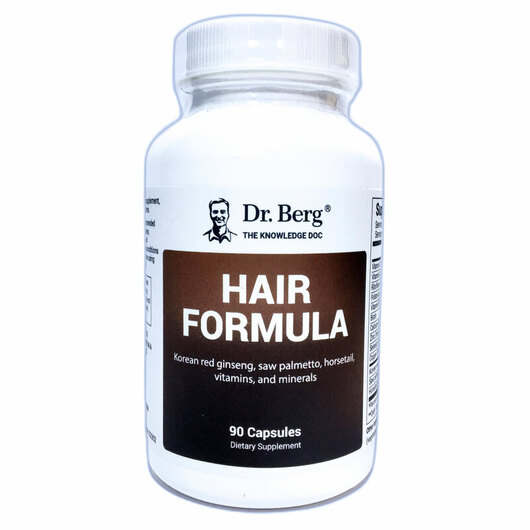Основное фото товара Dr. Berg, Формула для роста волос, Hair Formula, 90 капсул