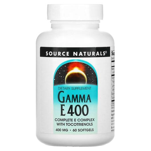 Основное фото товара Gamma E 400 Комплекс, Gamma E 400 Complex 60, 60 капсул