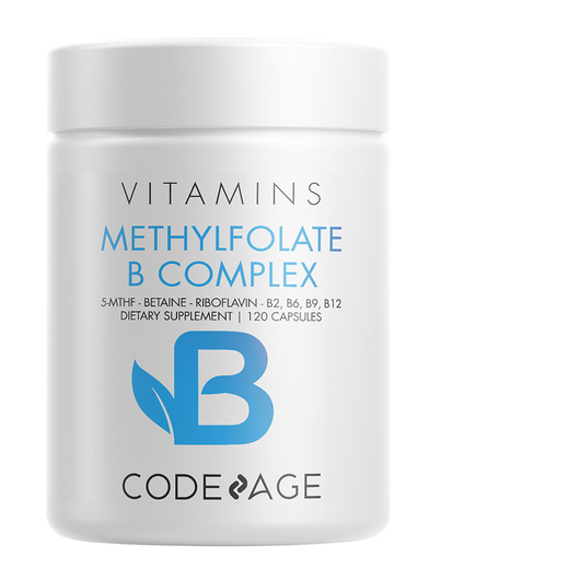 Основное фото товара CodeAge, B-комплекс, Methylfolate B Complex, 120 капсул