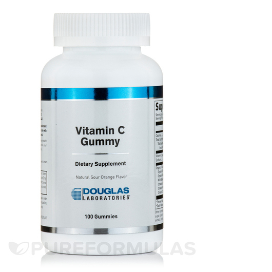 Основное фото товара Vitamin C Gummy Natural Sour Orange, Витамин C Жевательный, 100 т