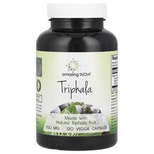 Triphala 750 mg Трифала Amazing India 120 капсул