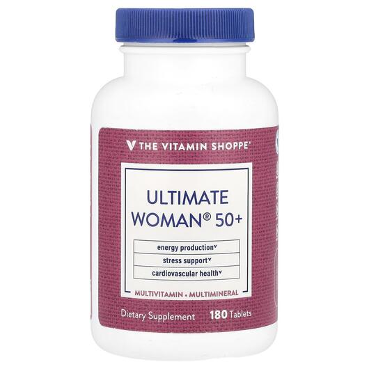 Основное фото товара Ultimate Woman 50+ Multivitamin, Витамины для женщин 50+, 180 таб