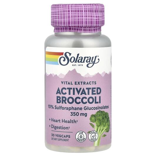Основное фото товара Экстракт Брокколи 350 мг, Broccoli Seed 350 mg, 30 капсул