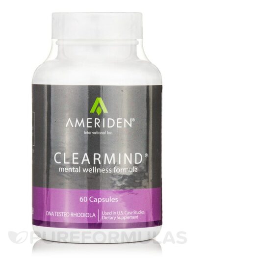 Основное фото товара Ameriden, Поддержка мозга, ClearMind, 60 капсул