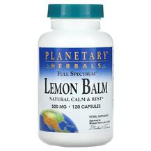 Full Spectrum Lemon Balm 500 mg Мелисса Planetary